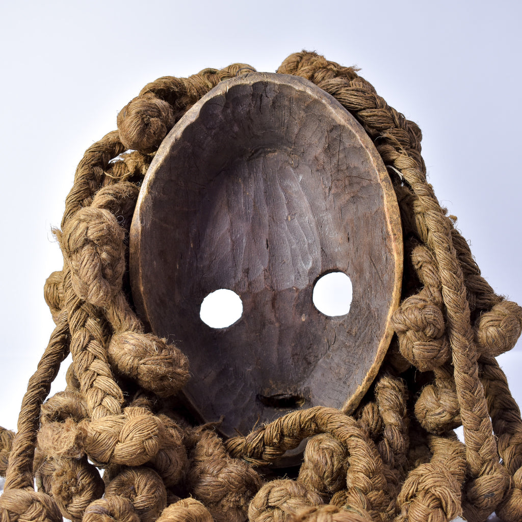 Dan Mask with Braided Hair Liberia