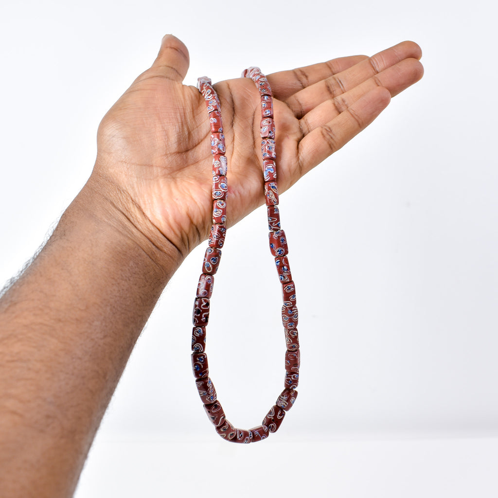 Venetian Brick Rectangle Trade Beads