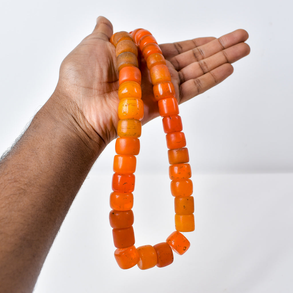 Phenolic Resin Orange Trade Beads