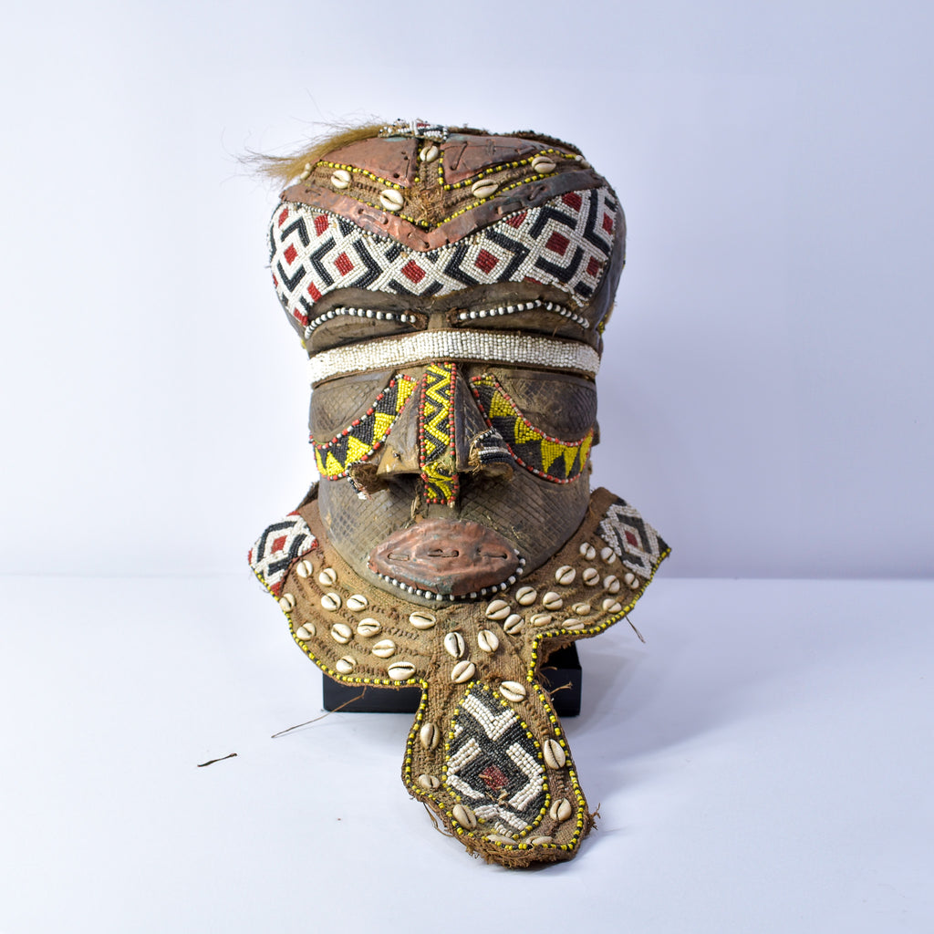Kuba Mask Bwoom Helmet Royal Congo