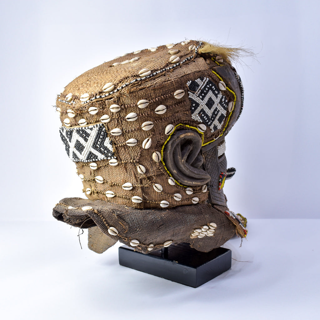 Kuba Mask Bwoom Helmet Royal Congo