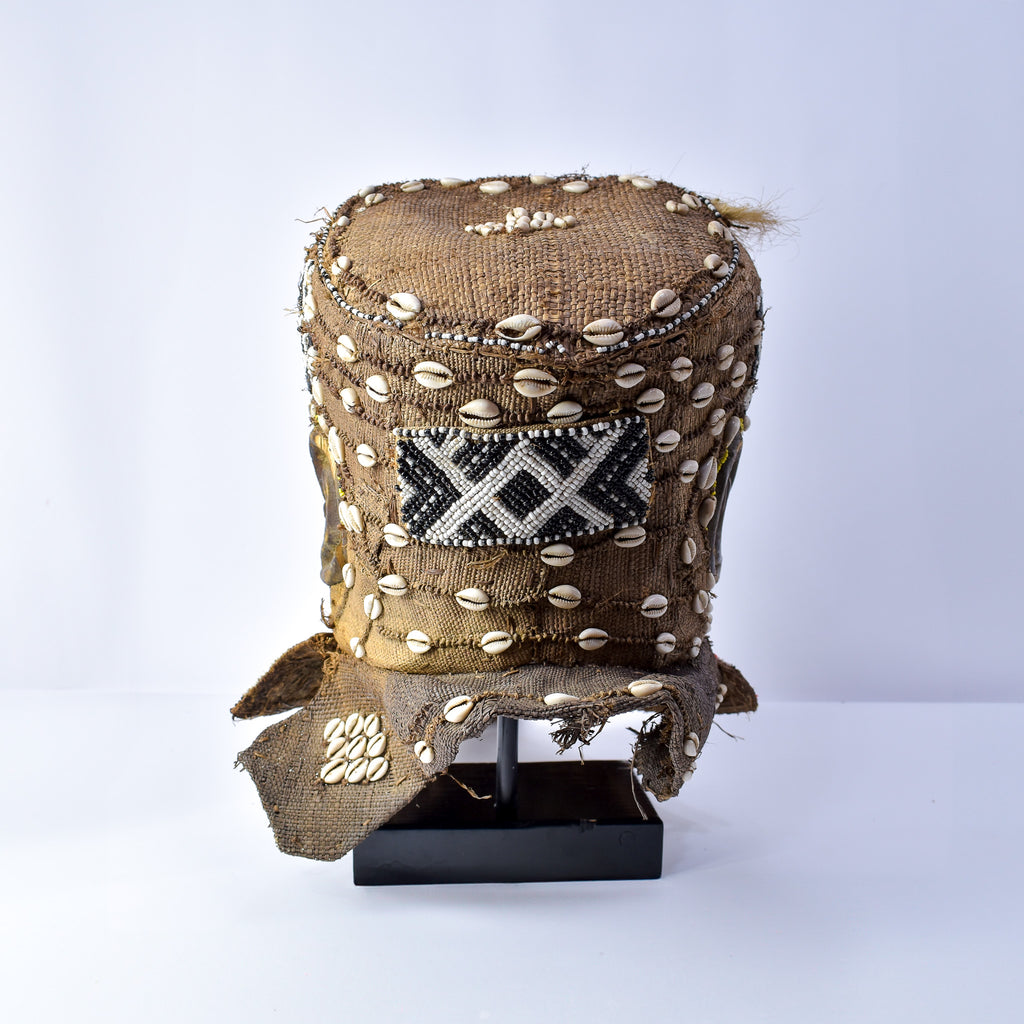 Kuba Mask Bwoom Helmet Royal Congo