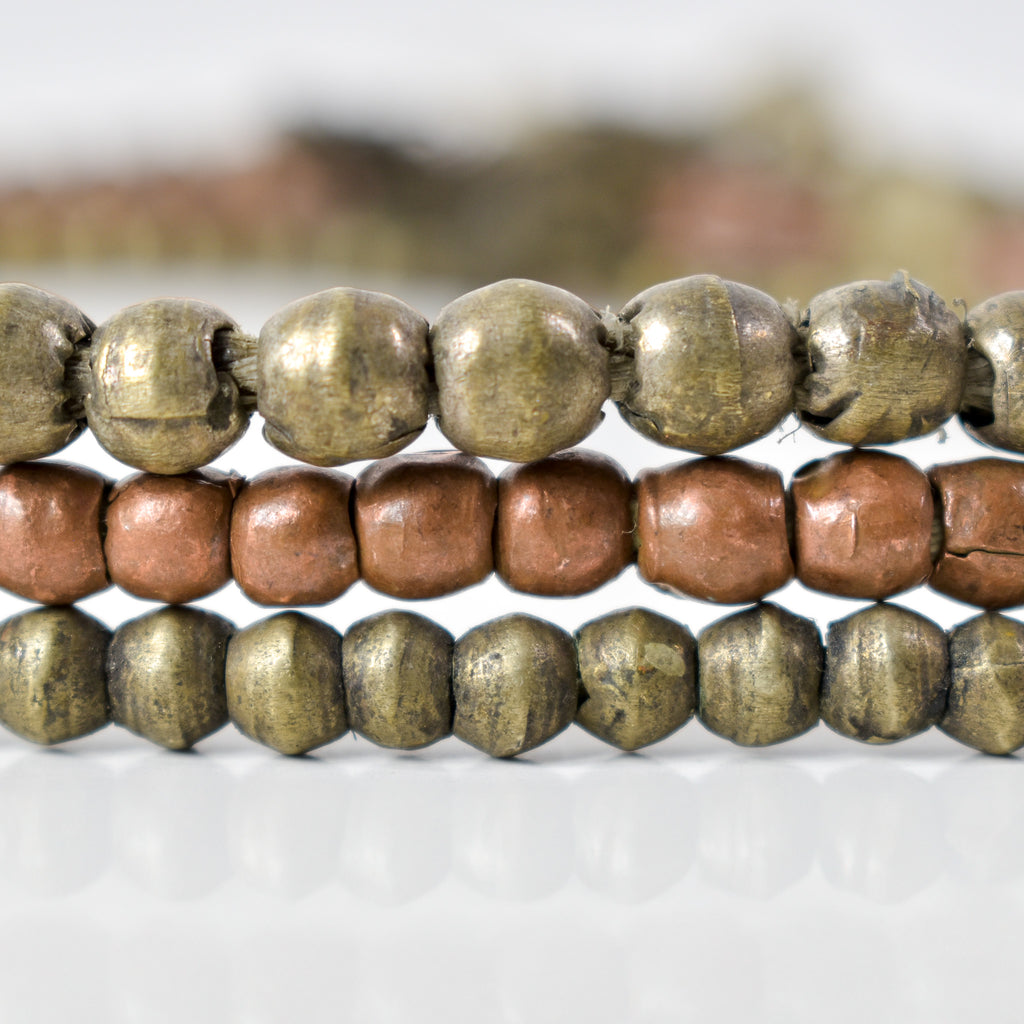 3 Strands Grab Bag Metal Trade Beads