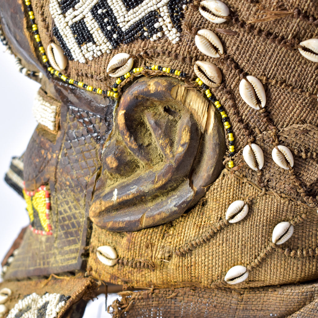 Kuba Mask Bwoom Helmet Royal Congo