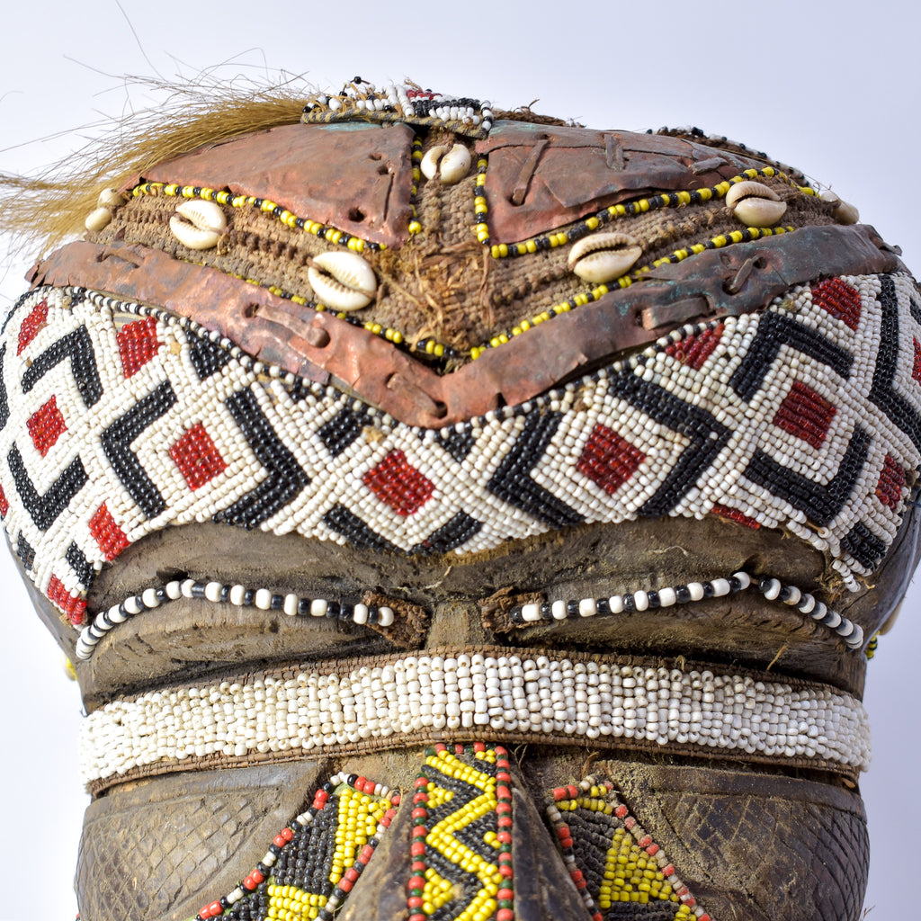 Kuba Mask Bwoom Helmet Royal Congo