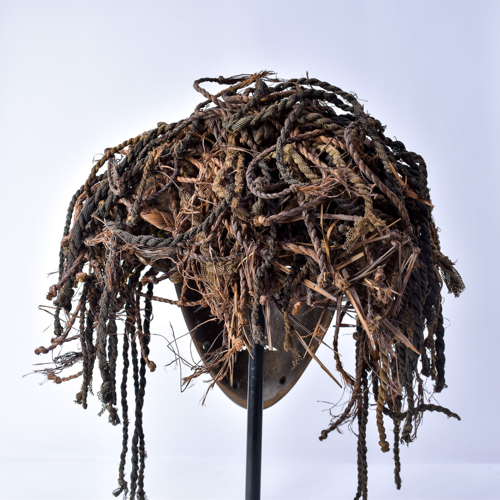 Chokwe Mask Mwana Pwo with Headdress Congo