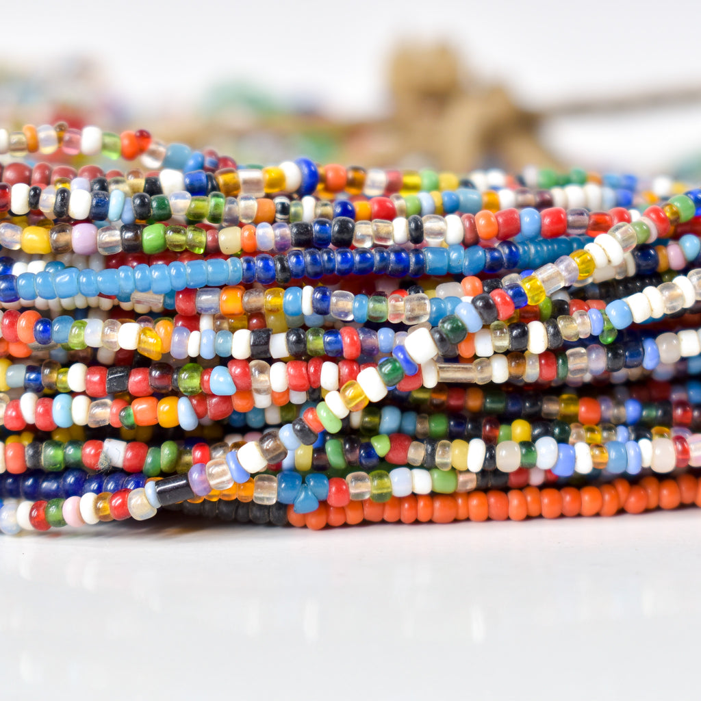 Baule Tamba Multicolor Seed Bead Necklace