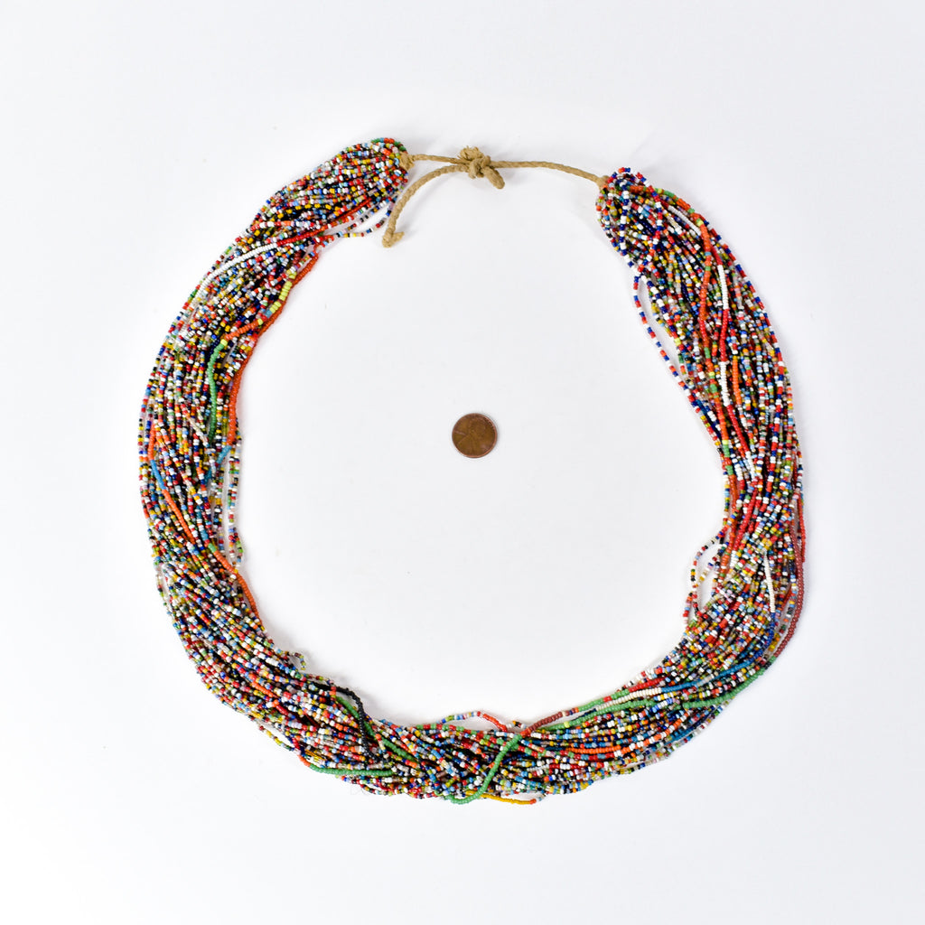 Baule Tamba Multicolor Seed Bead Necklace