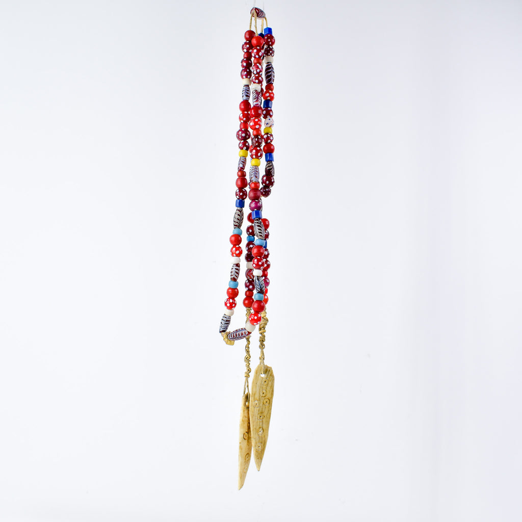 Ethiopian Medicine Man Prayer Beads Necklace Henry Collection 64 Inch