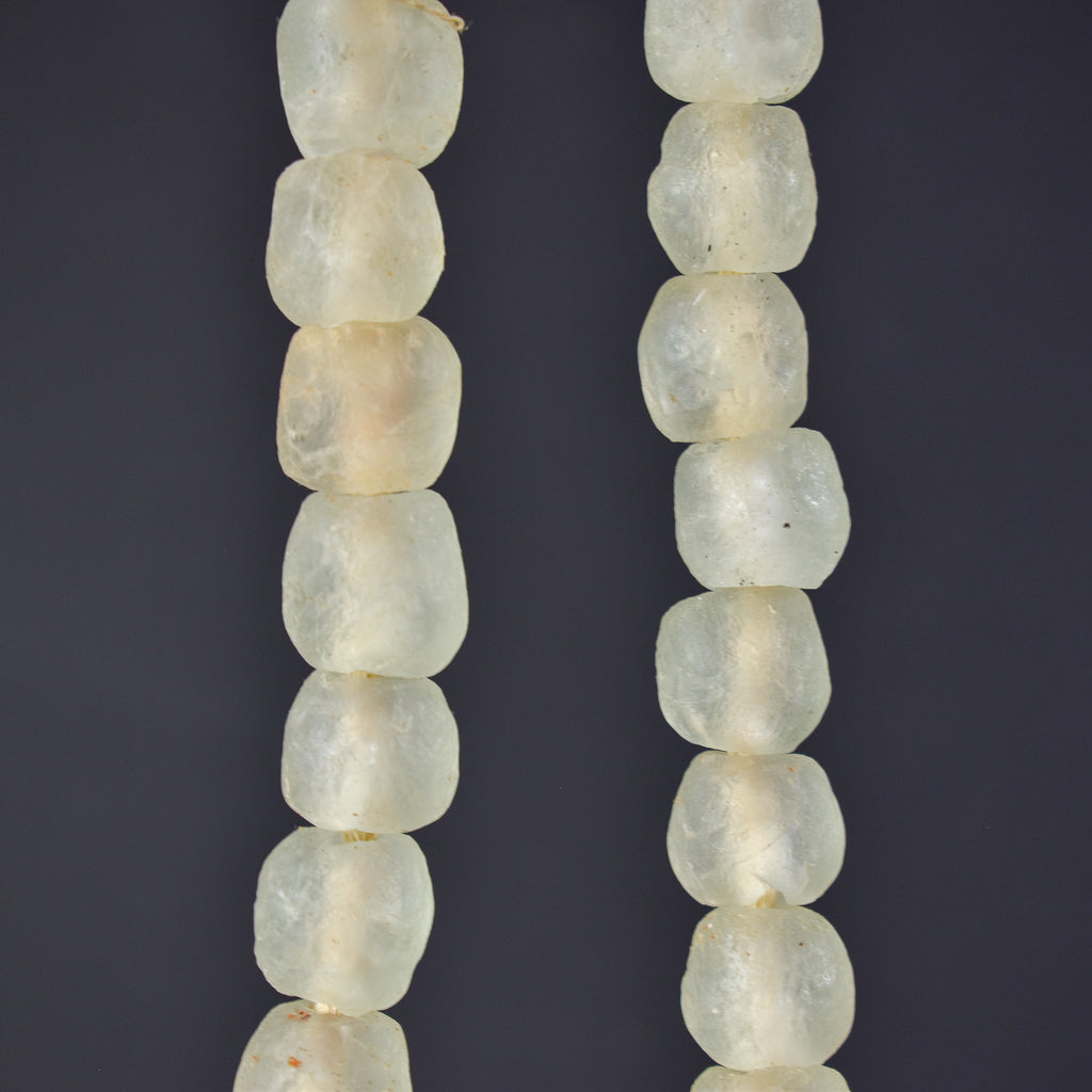 Krobo Recycled Powder Glass Translucent Trade Beads