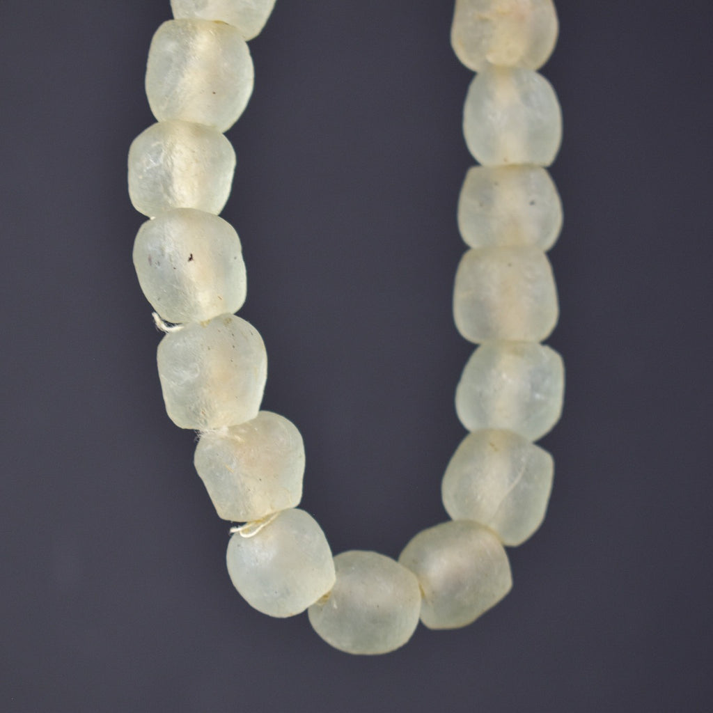 Krobo Recycled Powder Glass Translucent Trade Beads