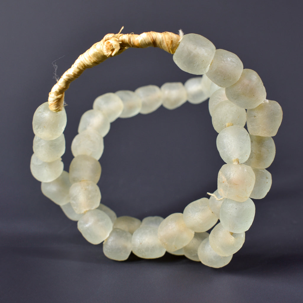 Krobo Recycled Powder Glass Translucent Trade Beads