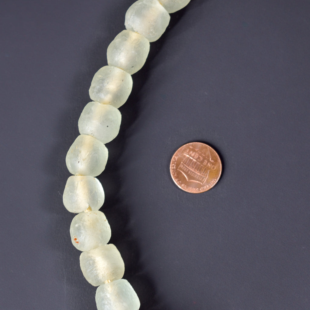 Krobo Recycled Powder Glass Translucent Trade Beads