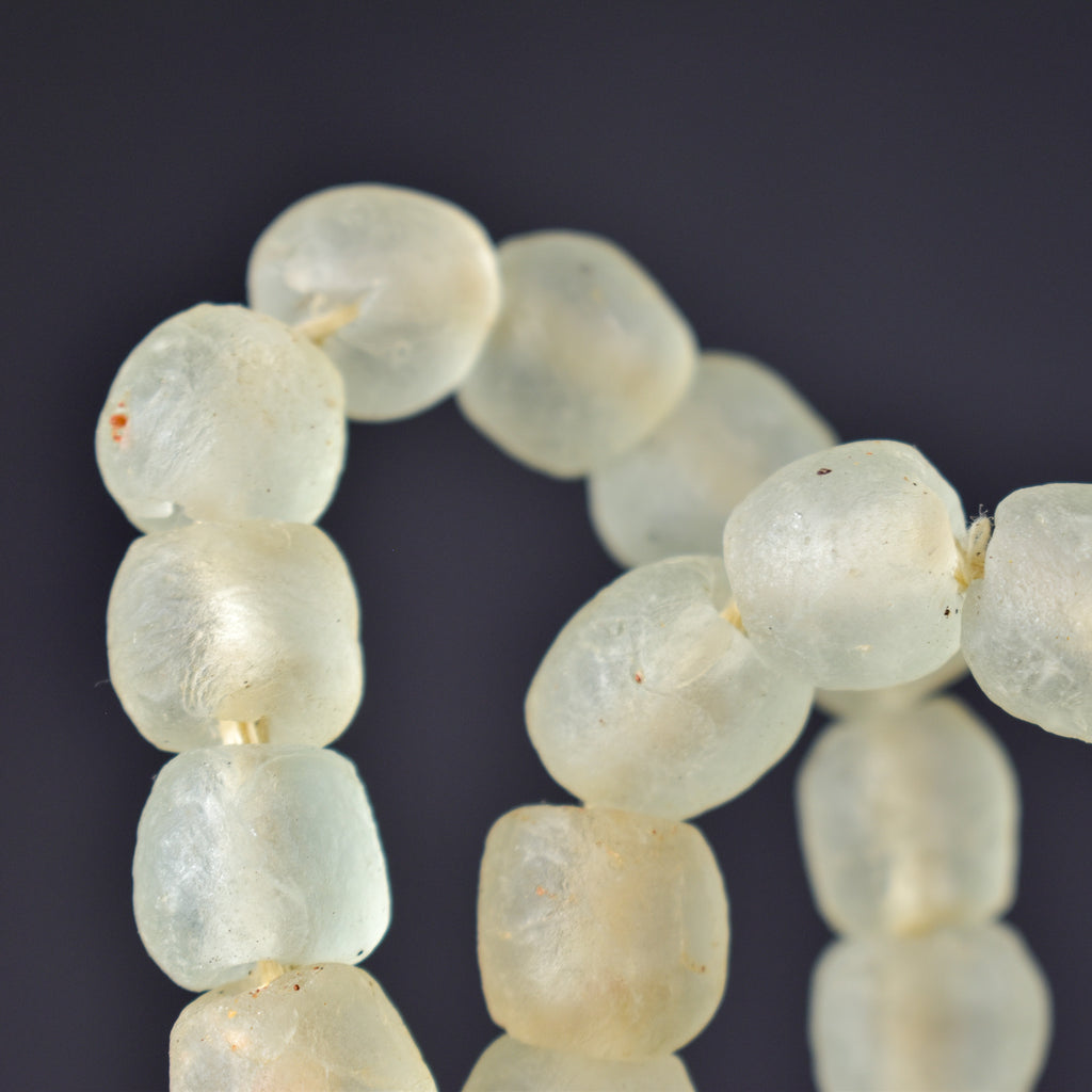 Krobo Recycled Powder Glass Translucent Trade Beads