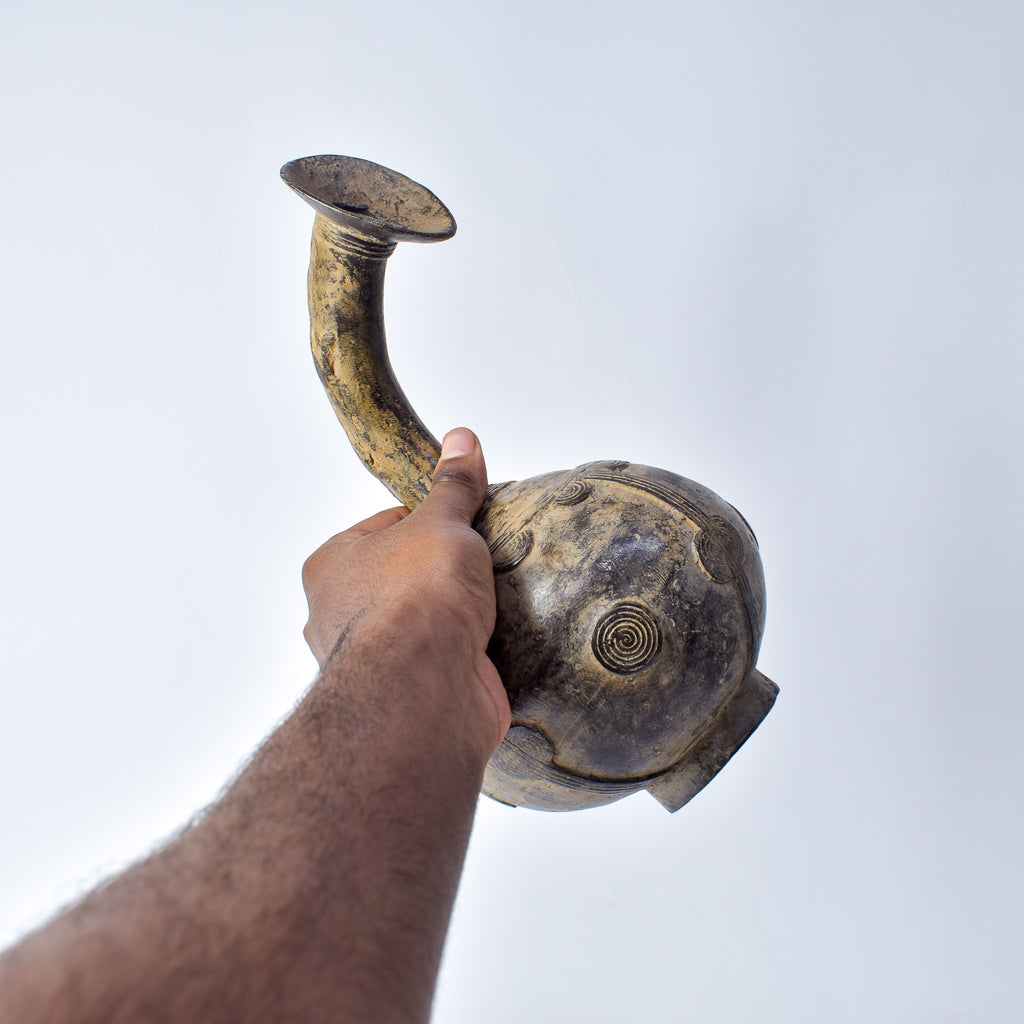 Bobo Metal Pot with Spout Burkina Faso