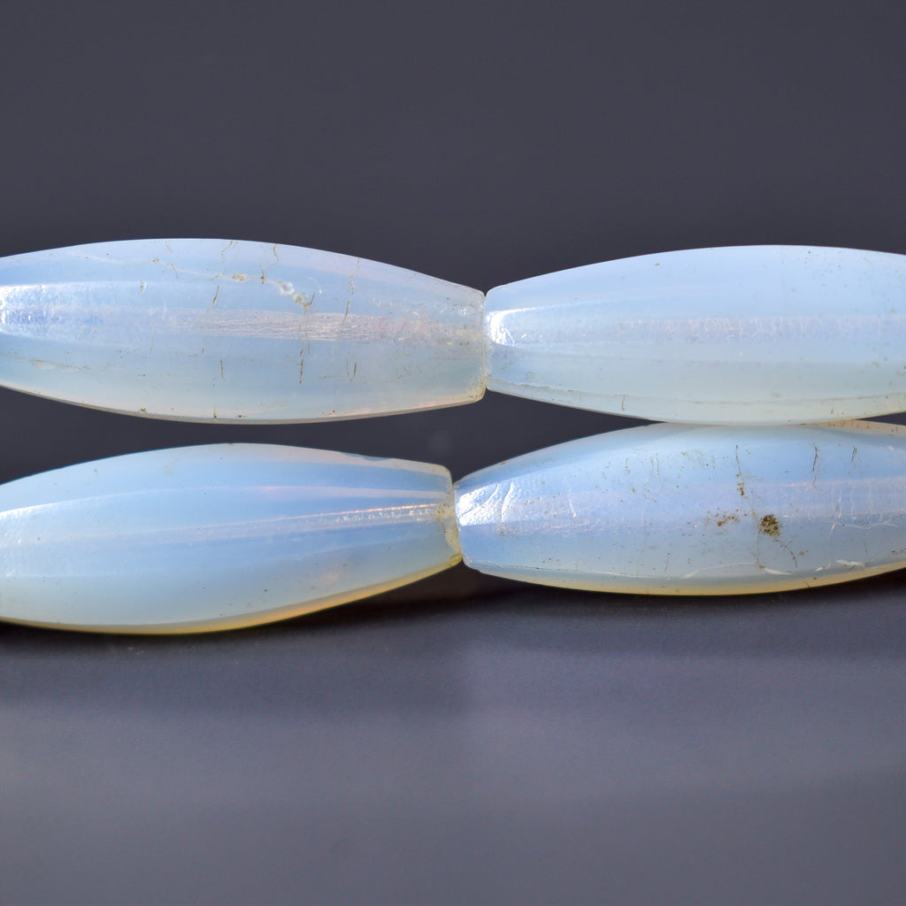Opalescent Bohemian Faceted Trade Beads