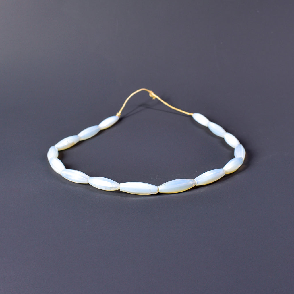 Opalescent Bohemian Faceted Trade Beads