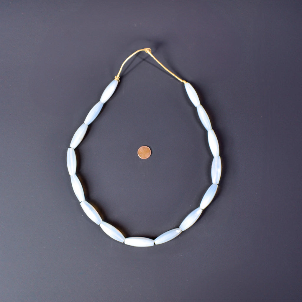 Opalescent Bohemian Faceted Trade Beads