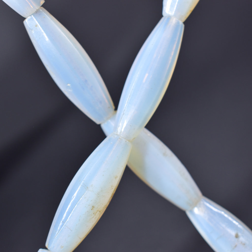 Opalescent Bohemian Faceted Trade Beads