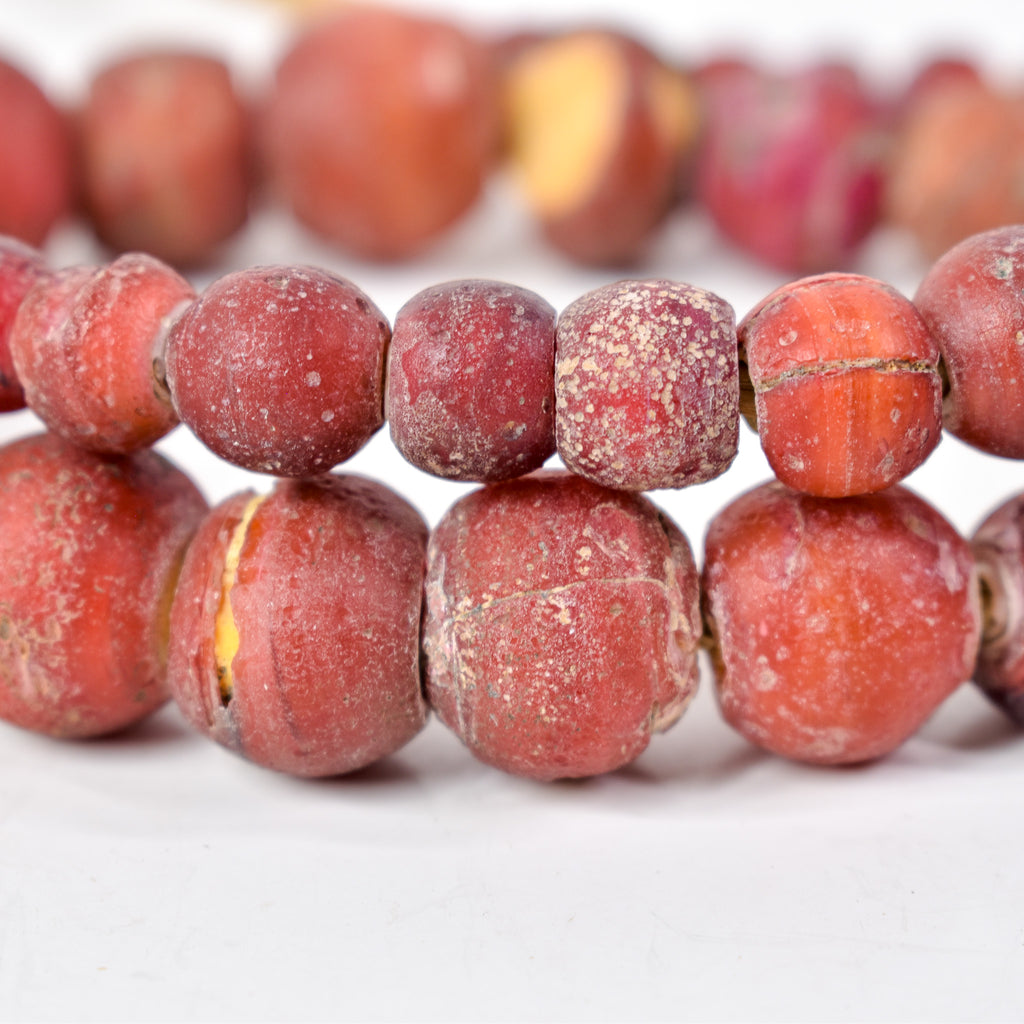 Cornaline d'Aleppo Venetian Trade Beads 30 Inch