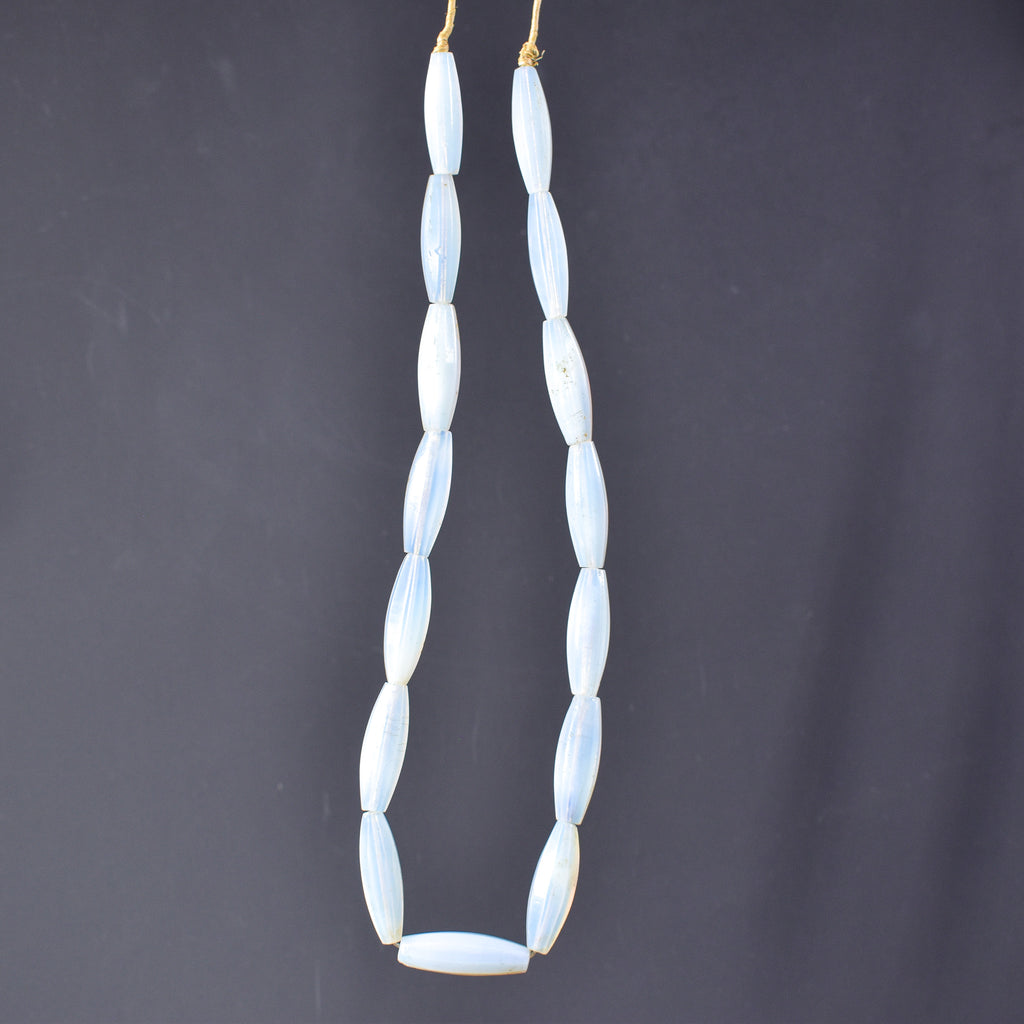 Opalescent Bohemian Faceted Trade Beads