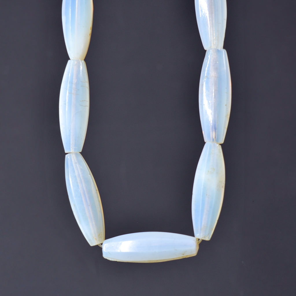 Opalescent Bohemian Faceted Trade Beads