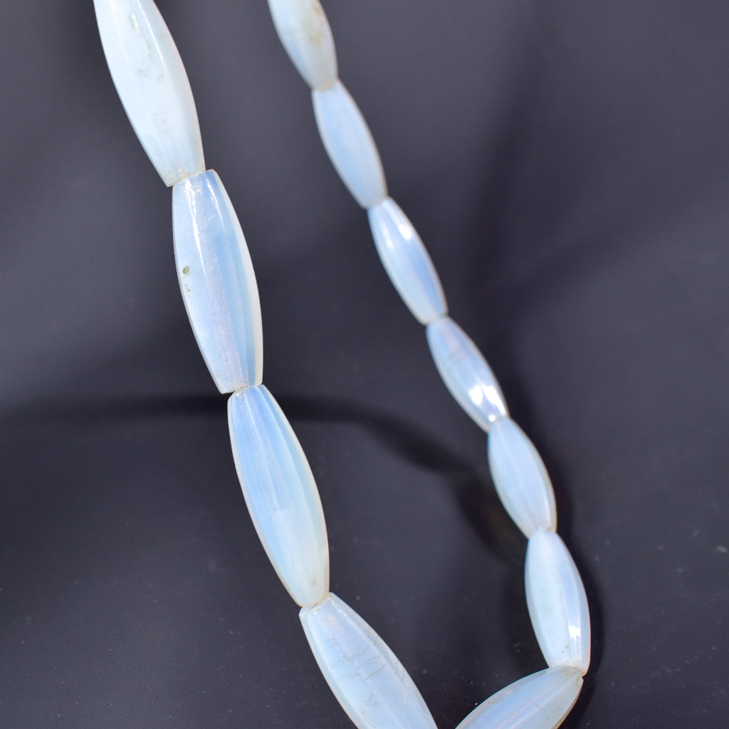 Opalescent Bohemian Faceted Trade Beads