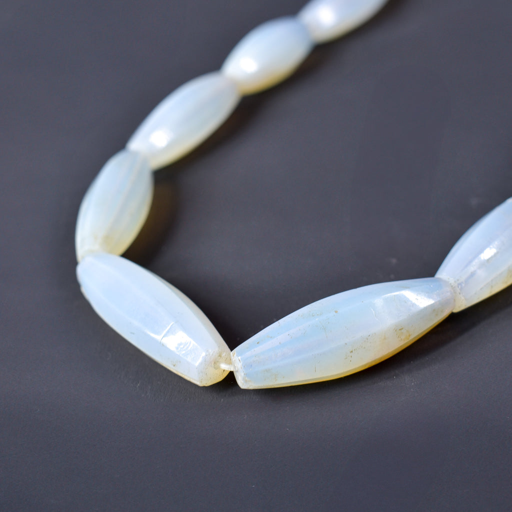 Opalescent Bohemian Faceted Trade Beads