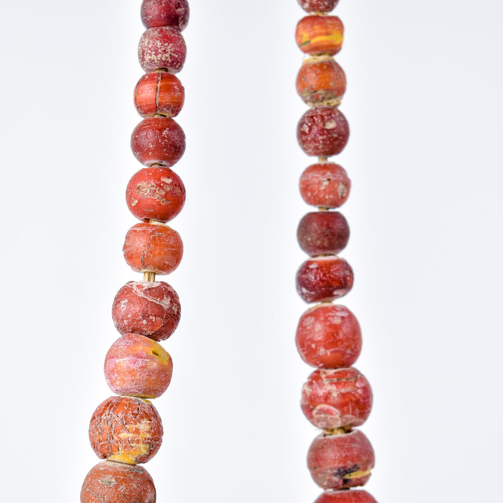 Cornaline d'Aleppo Venetian Trade Beads 30 Inch