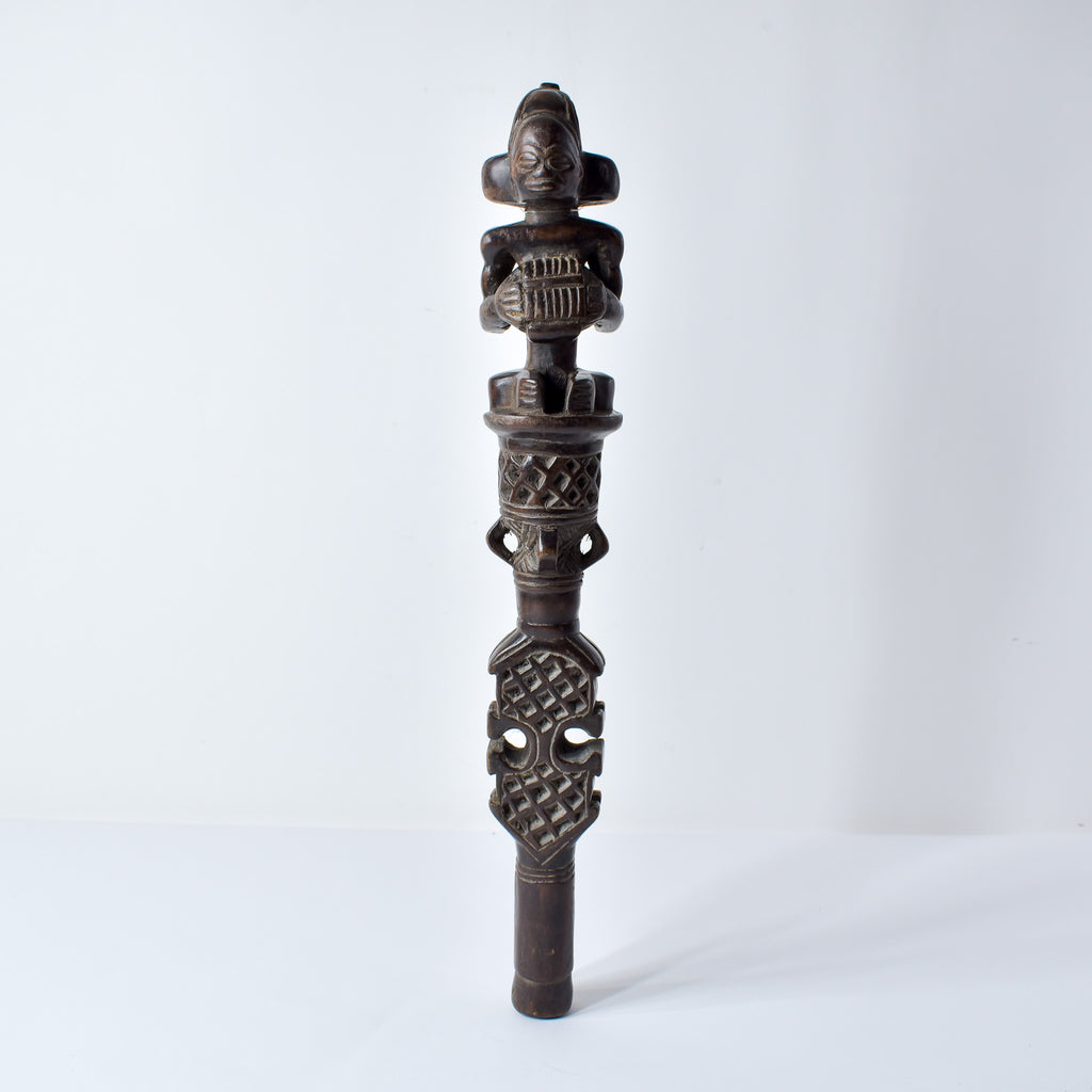 Chokwe Figural Scepter Congo
