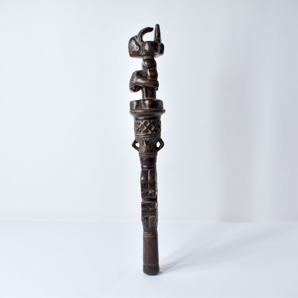 Chokwe Figural Scepter Congo