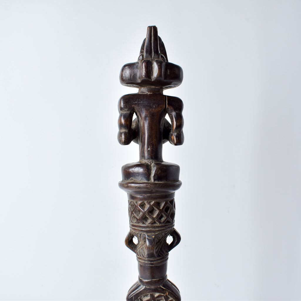 Chokwe Figural Scepter Congo