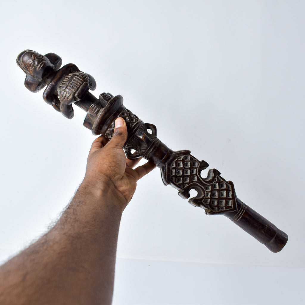 Chokwe Figural Scepter Congo