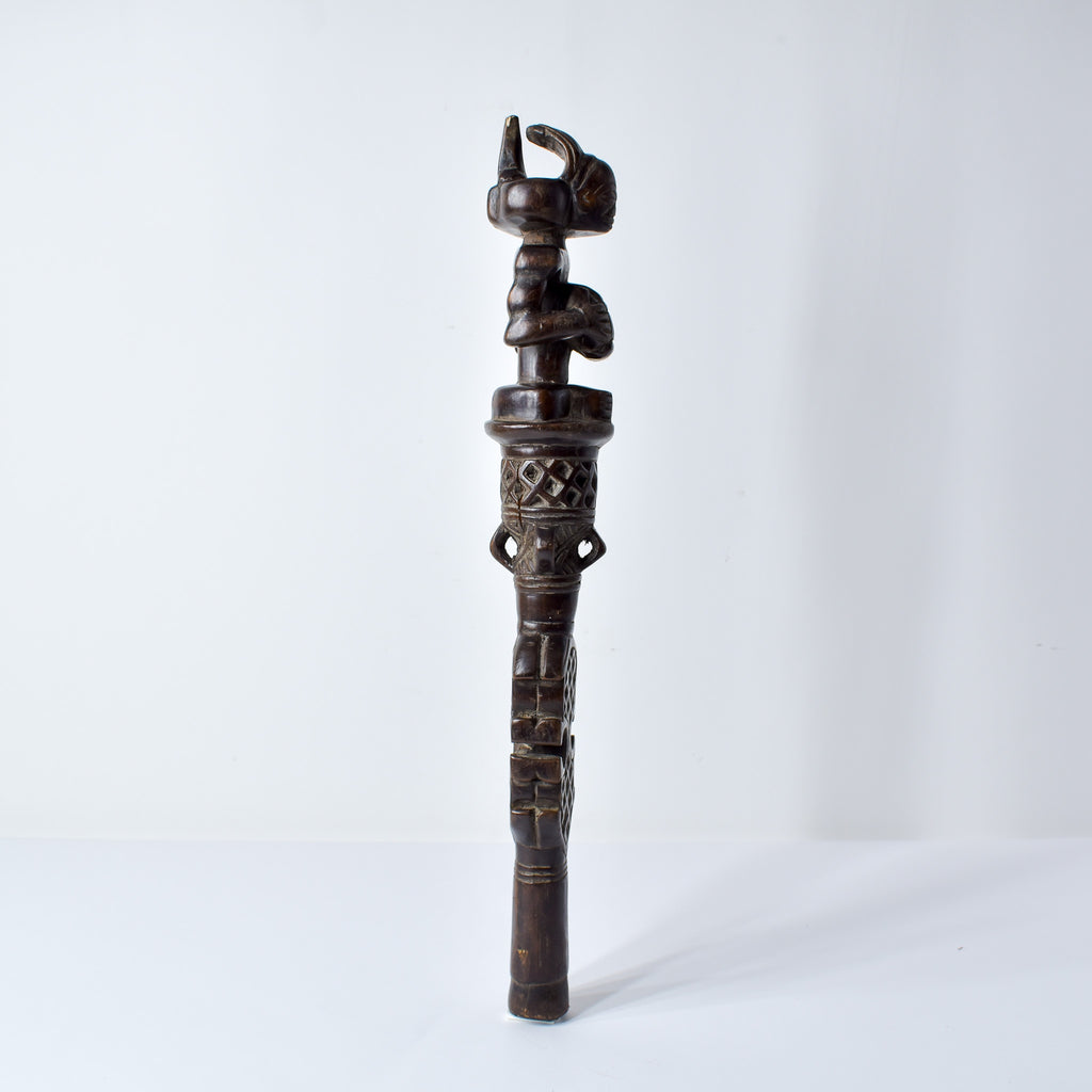 Chokwe Figural Scepter Congo