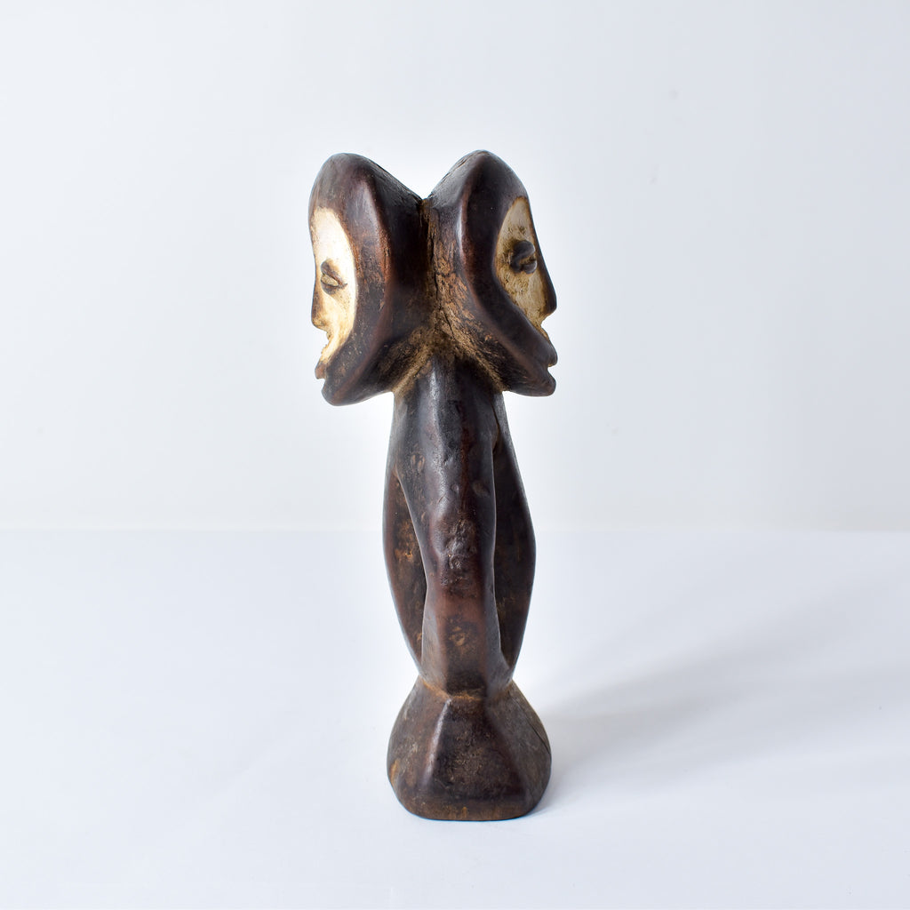 Lega Double Faced Figure Congo