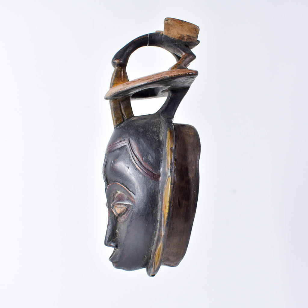 Guro Passport Mask with Bird Côte d'Ivoire