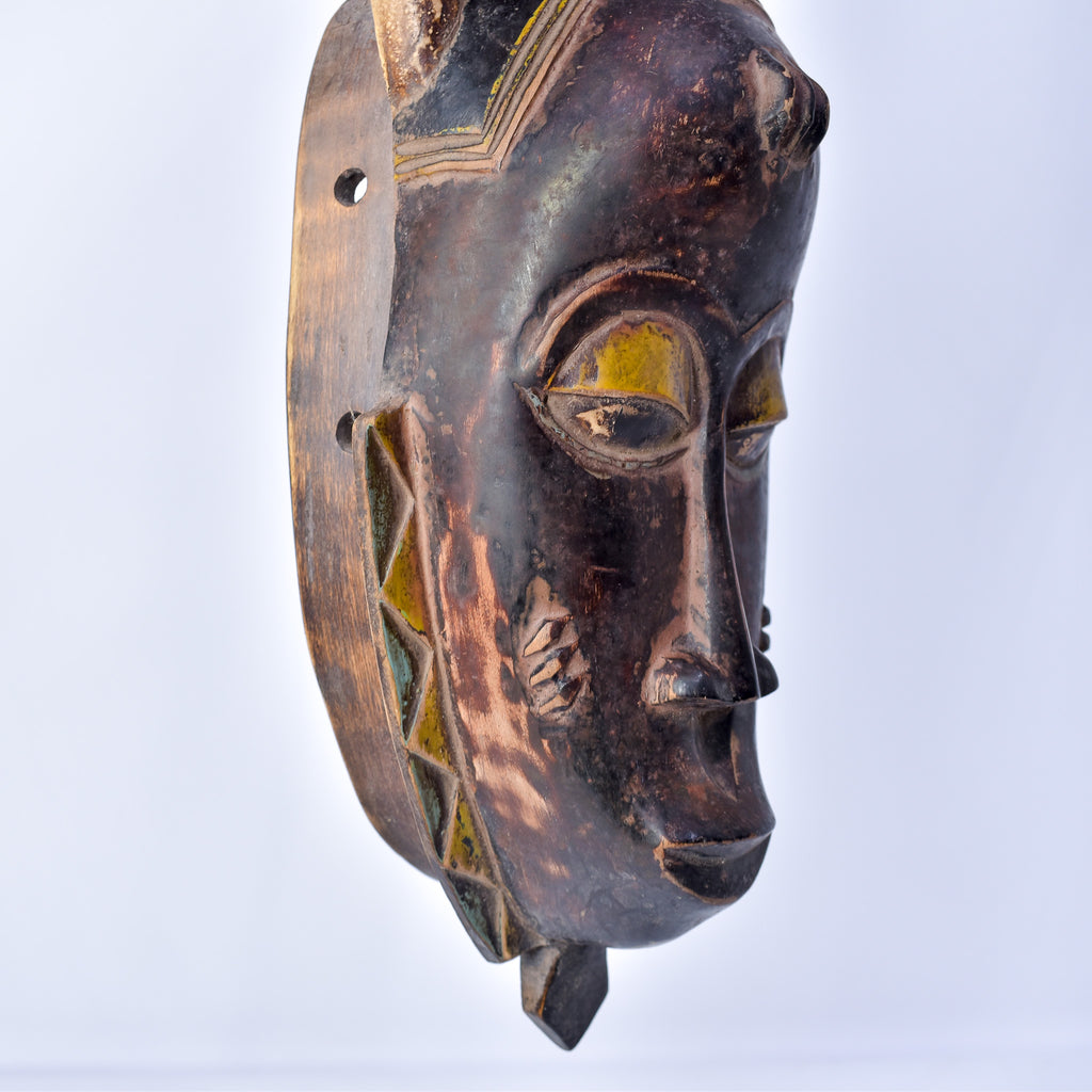 Guro House Mask with Figure Côte d'Ivoire