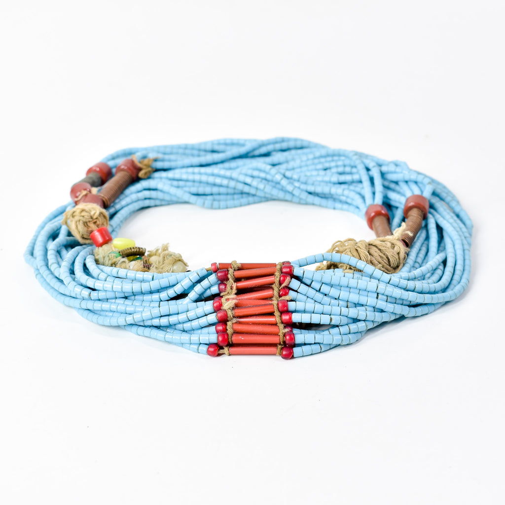 Fulani Beaded Necklace Nigeria 32 Inch