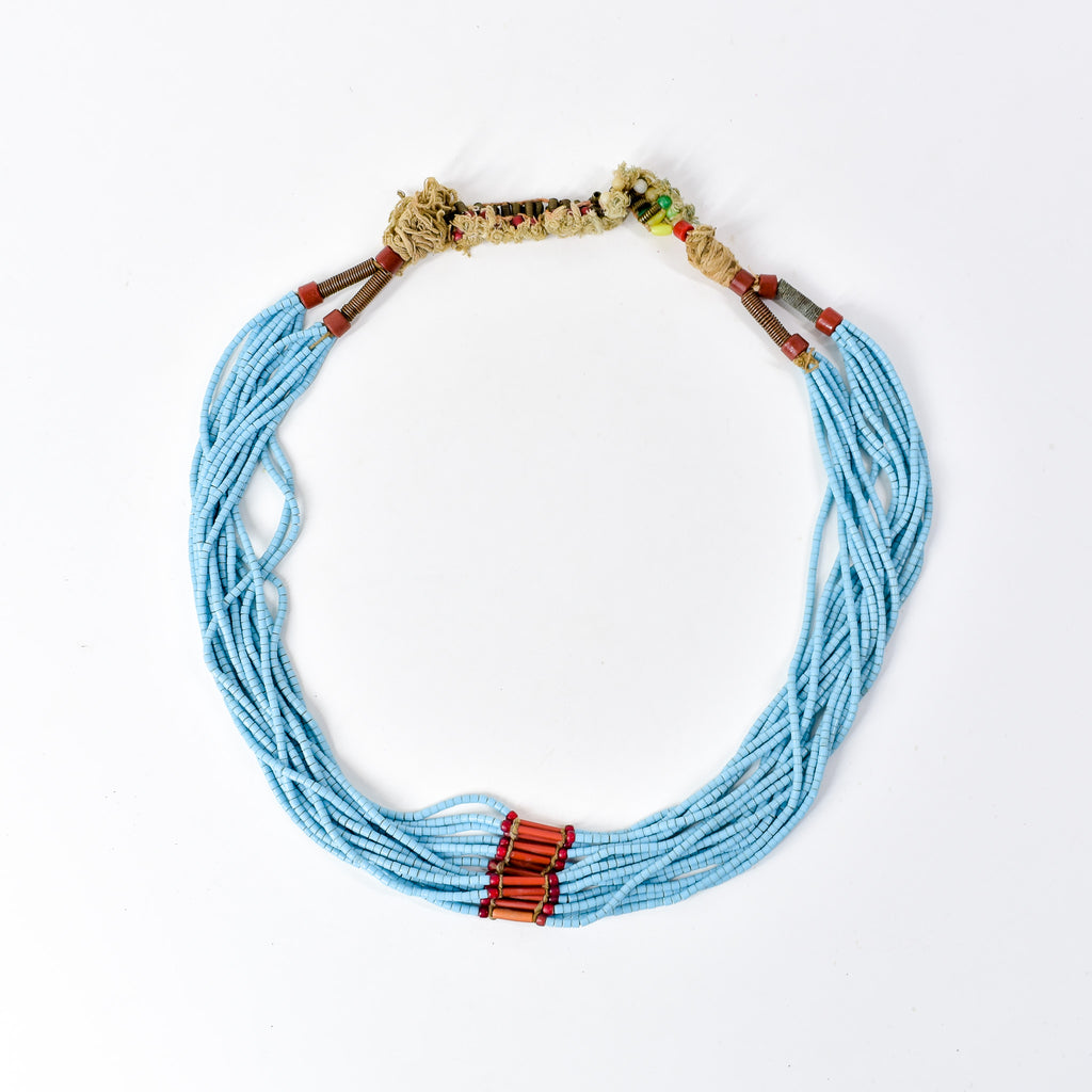 Fulani Beaded Necklace Nigeria 32 Inch