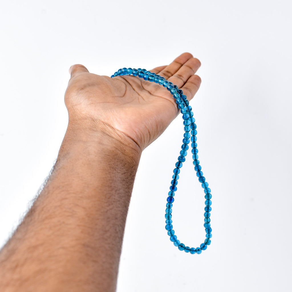 Bohemian Blue Translucent Trade Beads Czech