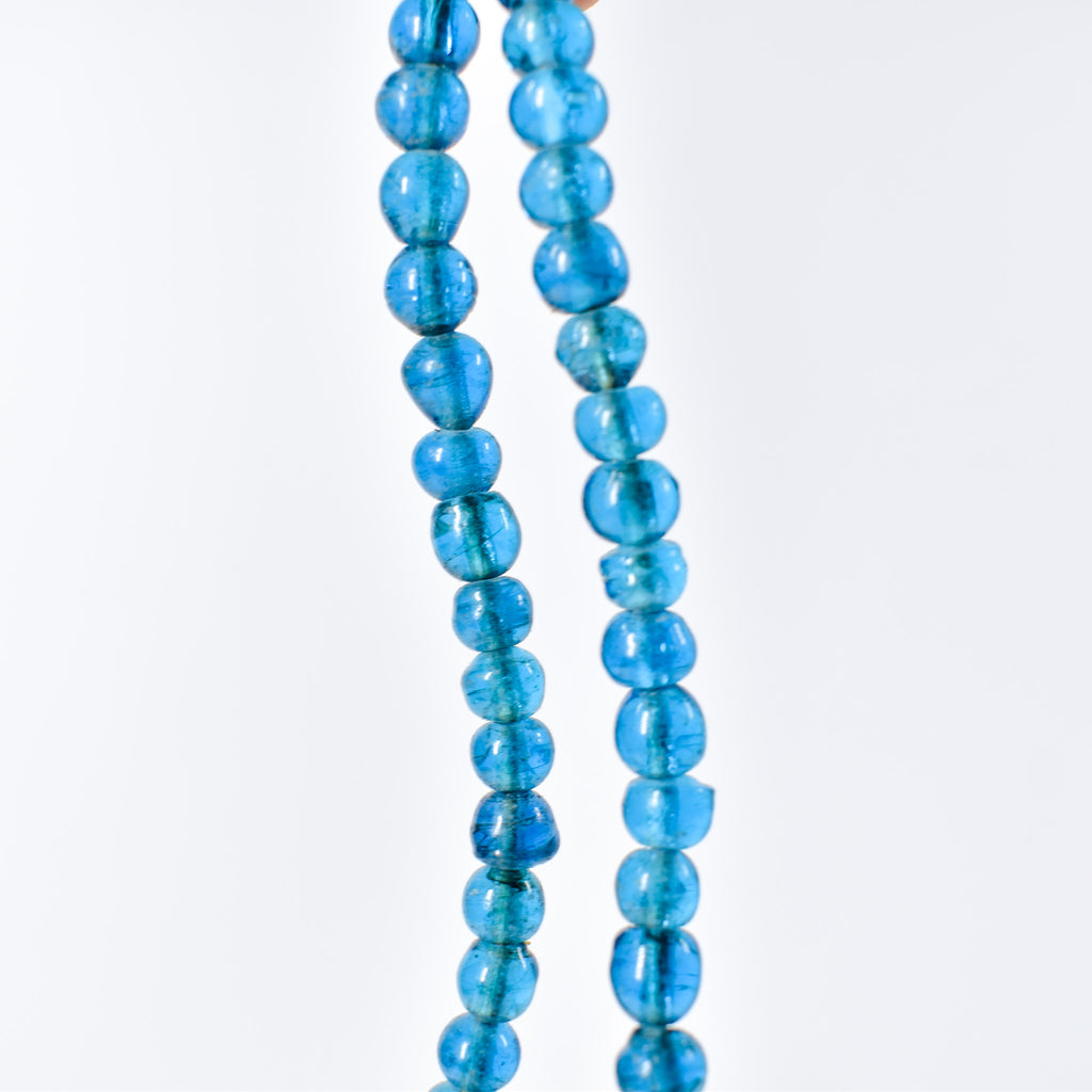 Bohemian Blue Translucent Trade Beads Czech