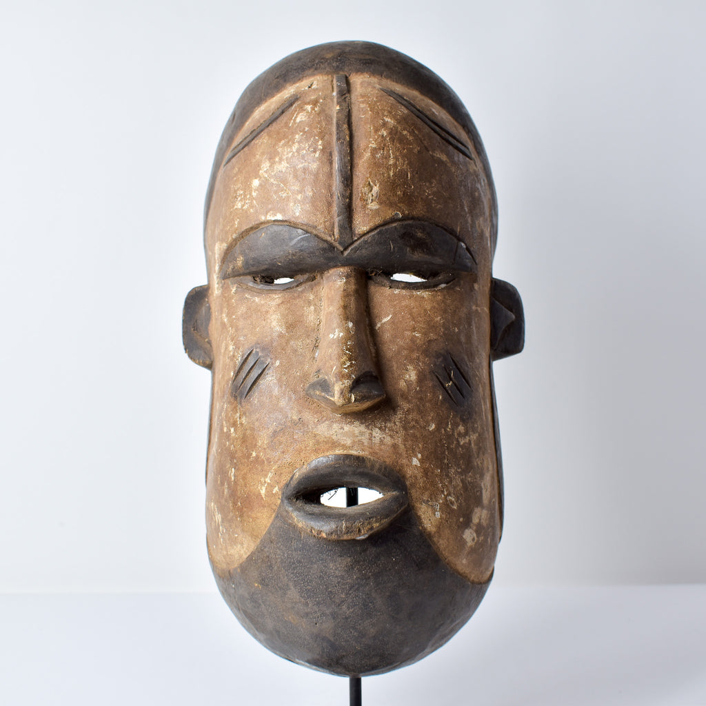 Igbo Carved Wood Mask Nigeria