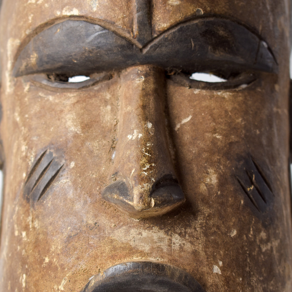 Igbo Carved Wood Mask Nigeria