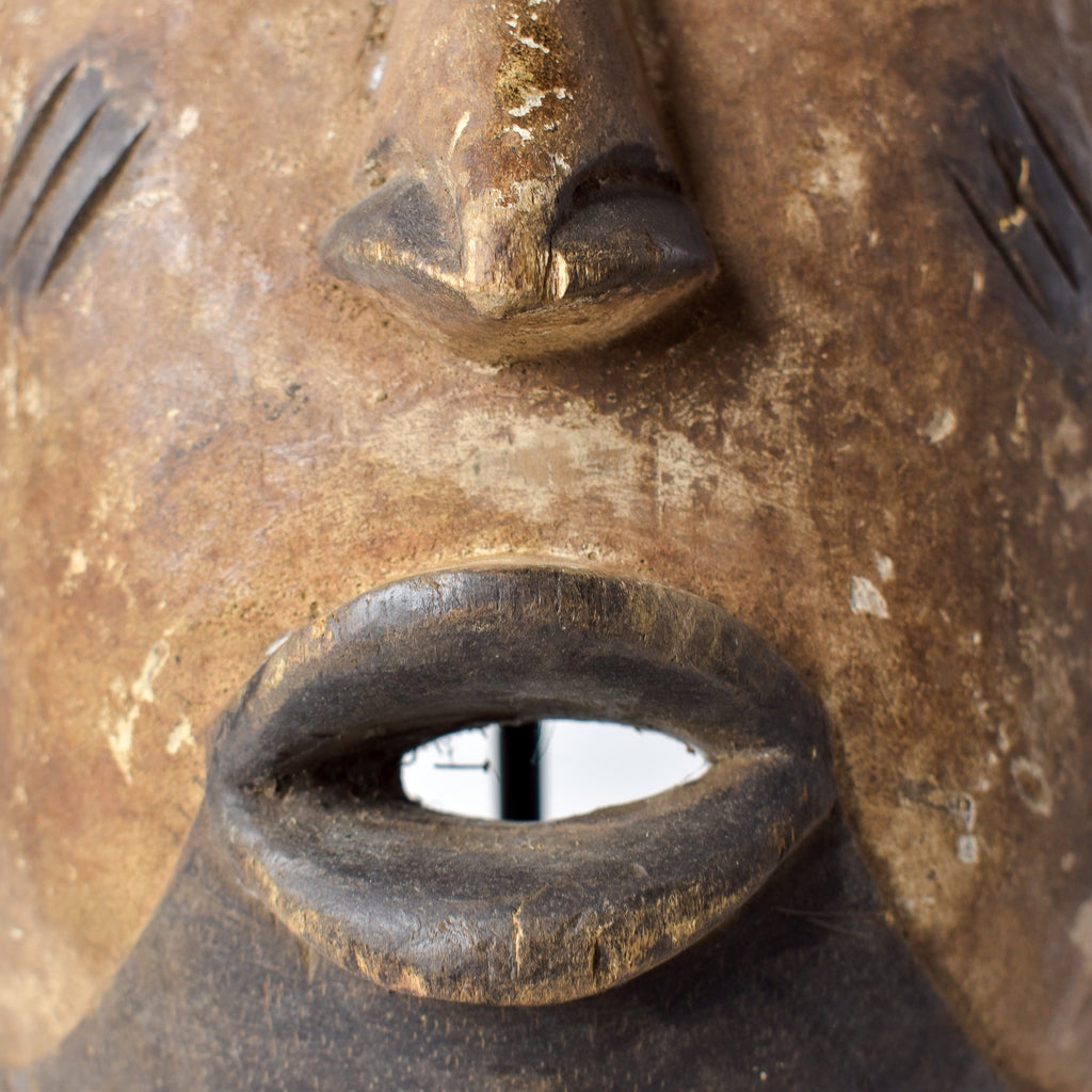 Igbo Carved Wood Mask Nigeria