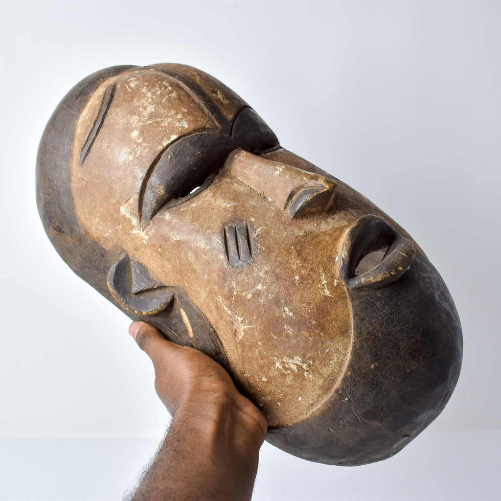 Igbo Carved Wood Mask Nigeria
