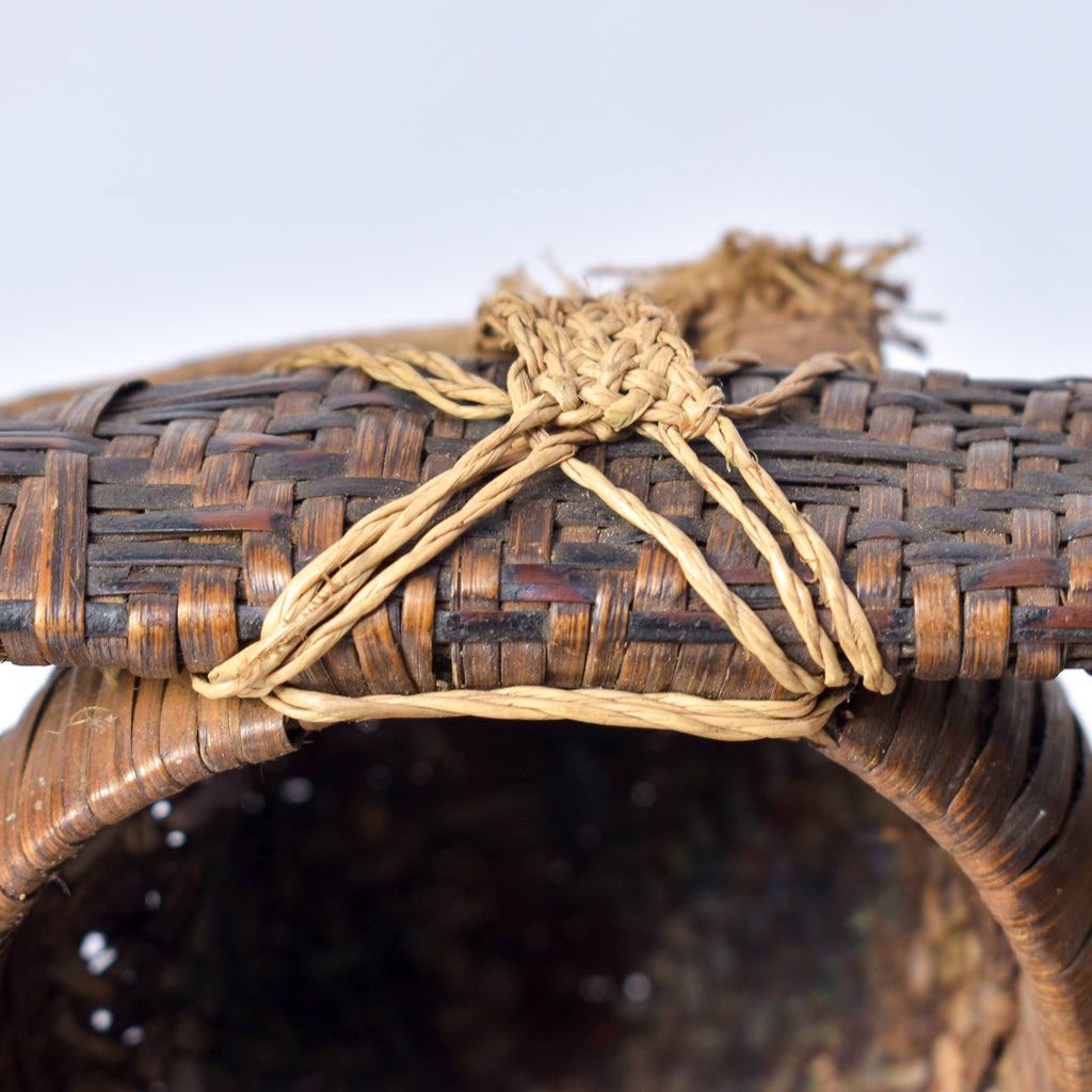 Very Rare Kuba Triple Lidded Basket Congo