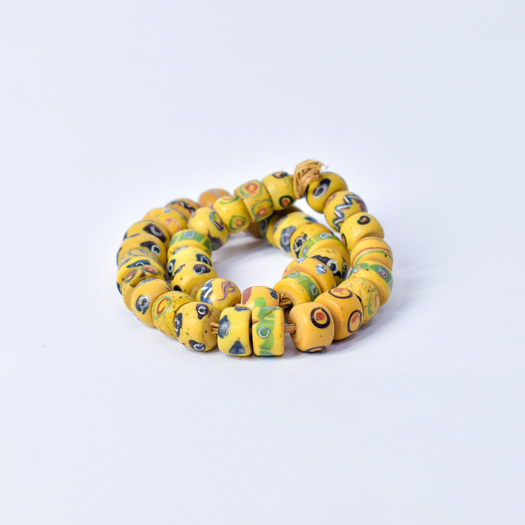 Venetian Mixed Yellow Trade Beads