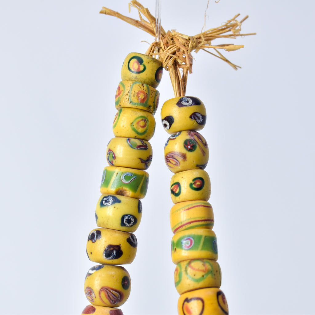 Venetian Mixed Yellow Trade Beads