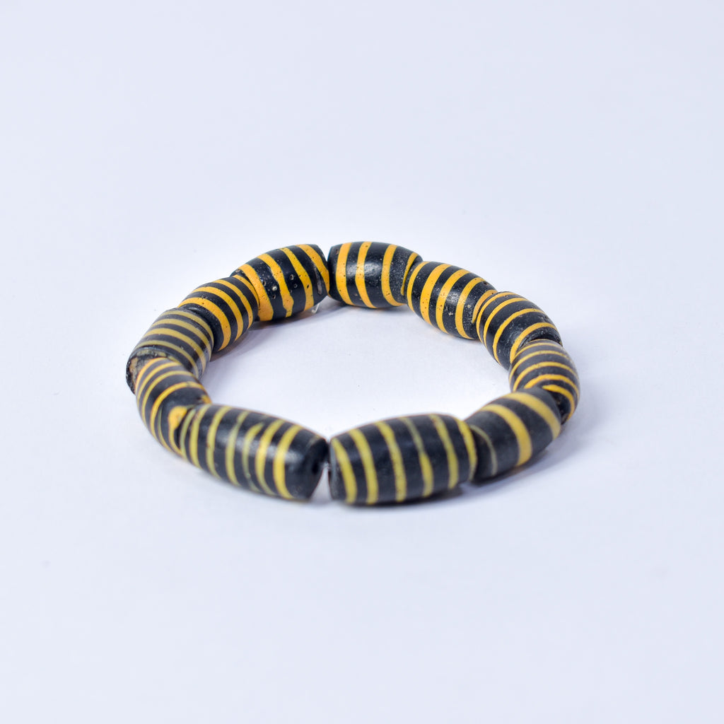 11 Bumblebee Venetian Trade Beads