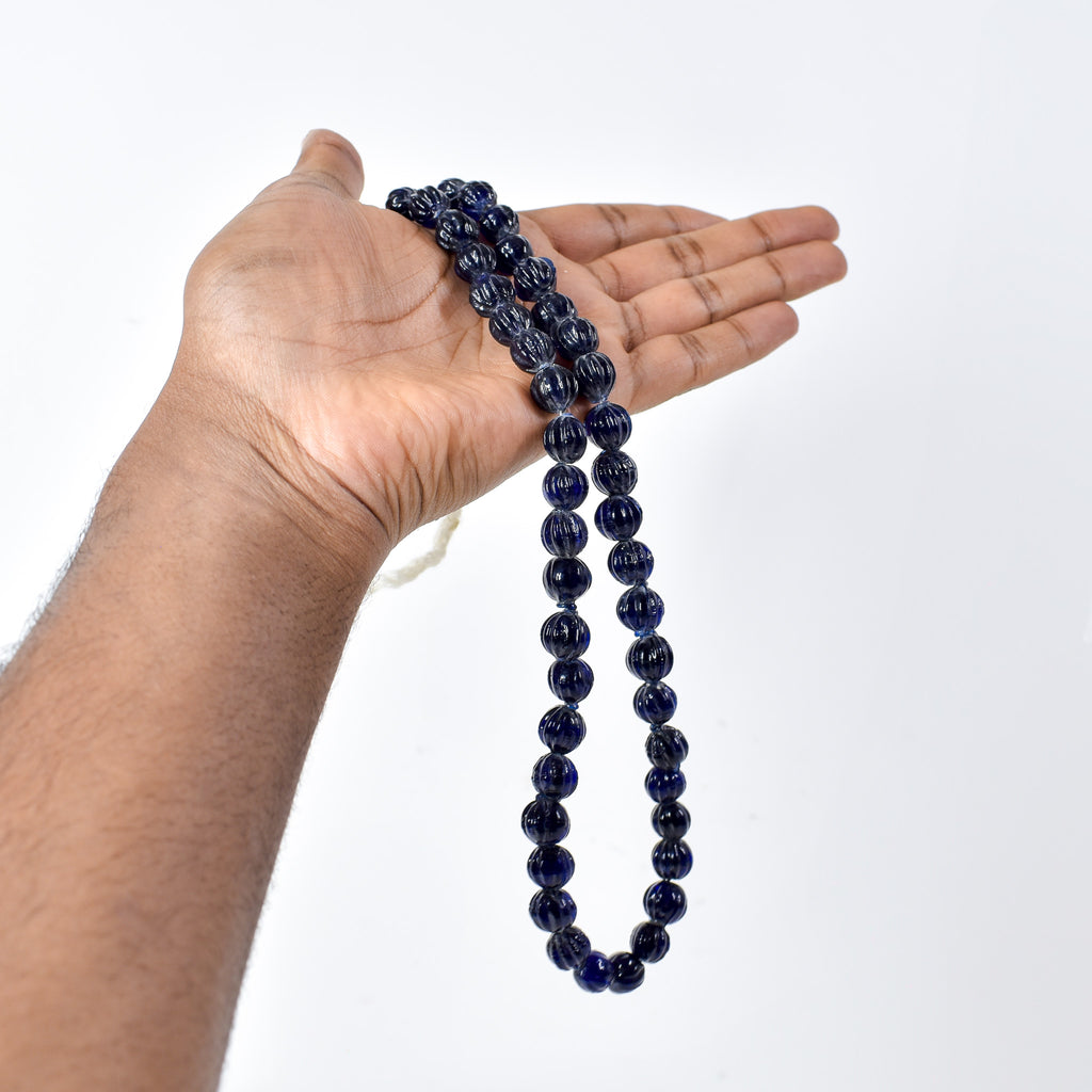 Glass Blue Trade Beads India
